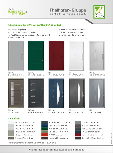 Aluminium-Stahl Türen Aktion 2020 & 2021 | Thalhofer Welt