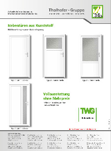 Nebeneingangstüren Kunststoff | Thalhofer Welt, Deisenhausen