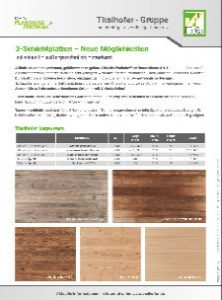 Thalhofer Flyer Tischplatten Baumkante inkl. Preise | Thalhofer Welt, Deisenhausen