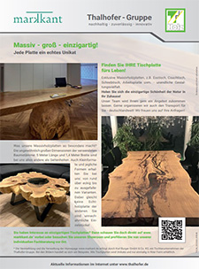 Tischplatten Onlineshop | Thalhofer Welt, Deisenhausen